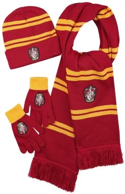 "Gryffindor - Winter Set" Scarf Red-yellow By Harry Potter