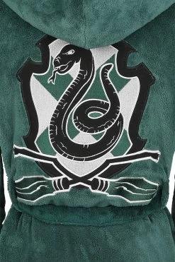 "Slytherin" Bathrobe Dark Green By Harry Potter -Fashion Lady Clothing Shop 382888d3