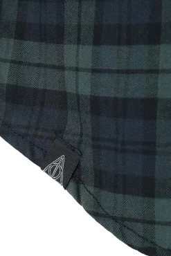 "Forbidden Forest - Hippogriff" Flanel Shirt Black-blue-green By Harry Potter -Fashion Lady Clothing Shop 382897d2