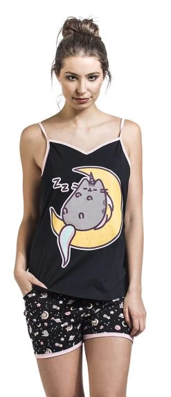 "Anytime Is Nap Time" Pyjama Black By Pusheen 14 "Anytime Is Nap Time" Pyjama Black By Pusheen -Fashion Lady Clothing Shop 383194wa
