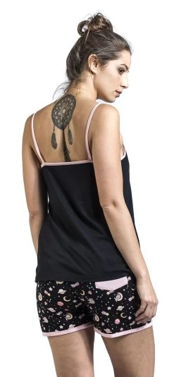 "Anytime Is Nap Time" Pyjama Black By Pusheen 15 "Anytime Is Nap Time" Pyjama Black By Pusheen -Fashion Lady Clothing Shop 383194wb