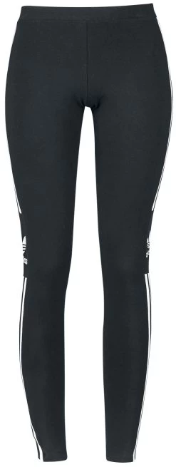 "Trefoil Leggings" Leggings Black-white By Adidas -Fashion Lady Clothing Shop 384597c