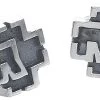"Rammstein Logo" Earring Set Silver-coloured By Rammstein