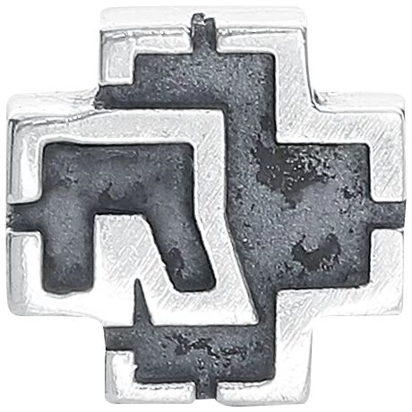 "Rammstein Logo" Earring Set Silver-coloured By Rammstein 5 "Rammstein Logo" Earring Set Silver-coloured By Rammstein - Image 5