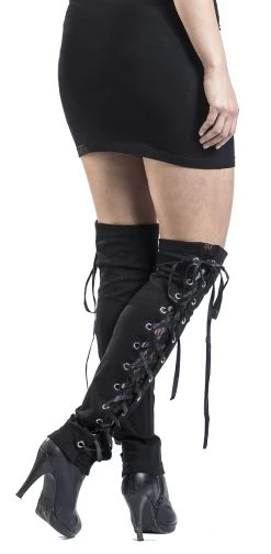 "Passion" Knee Socks Black By Gothicana By EMP -Fashion Lady Clothing Shop 387980wb
