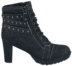 "Ivy" High Heel Black By Black Premium By EMP -Fashion Lady Clothing Shop 389097a3