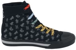 "Hogwarts" Sneakers High Black By Harry Potter -Fashion Lady Clothing Shop 391959a3