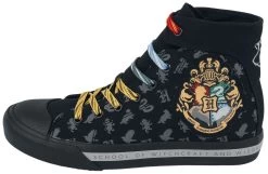 "Hogwarts" Sneakers High Black By Harry Potter -Fashion Lady Clothing Shop 391959a4