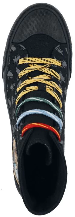 "Hogwarts" Sneakers High Black By Harry Potter -Fashion Lady Clothing Shop 391959a5