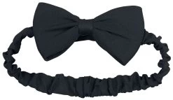 "Dionne Bow Headband" Hairband Black By Banned Alternative