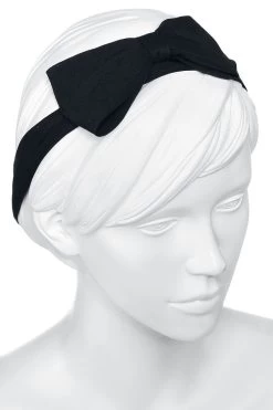 "Dionne Bow Headband" Hairband Black By Banned Alternative -Fashion Lady Clothing Shop 392521c