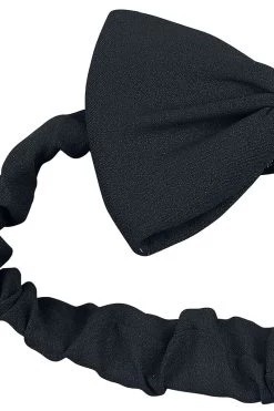 "Dionne Bow Headband" Hairband Black By Banned Alternative -Fashion Lady Clothing Shop 392521d