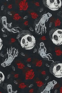 "Jack Skellington - Ghost & Roses" Cloth Multicolour By The Nightmare Before Christmas -Fashion Lady Clothing Shop 392664d