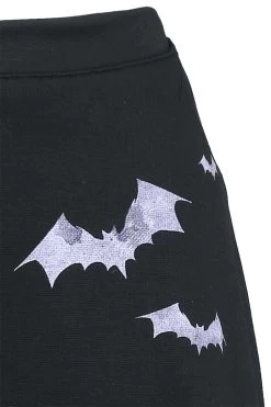 "Pastel Bats" Short Skirt Black By Outer Vision -Fashion Lady Clothing Shop 393938d