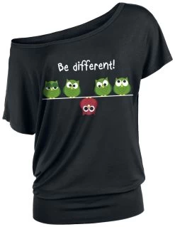 "Be Different!" T-Shirt Black By Be Different!