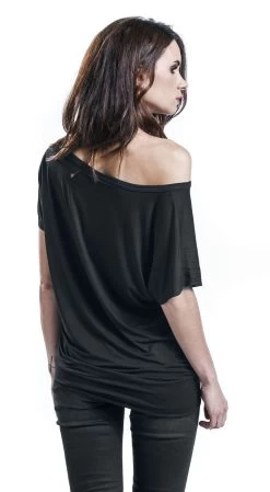 "Be Different!" T-Shirt Black By Be Different! -Fashion Lady Clothing Shop 393994wb