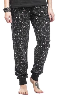 "Toothless - Light Up" Pyjama Pants Black By How To Train Your Dragon -Fashion Lady Clothing Shop 395137wa