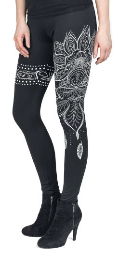 "Built For Comfort" Leggings Black By Gothicana By EMP -Fashion Lady Clothing Shop 395474wa2
