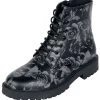 "Alive And Kicking" Boot Black By Black Premium By EMP