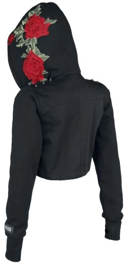 "Rea Jacket" Jeans Jacket Black By Vixxsin 10 "Rea Jacket" Jeans Jacket Black By Vixxsin -Fashion Lady Clothing Shop 395549c