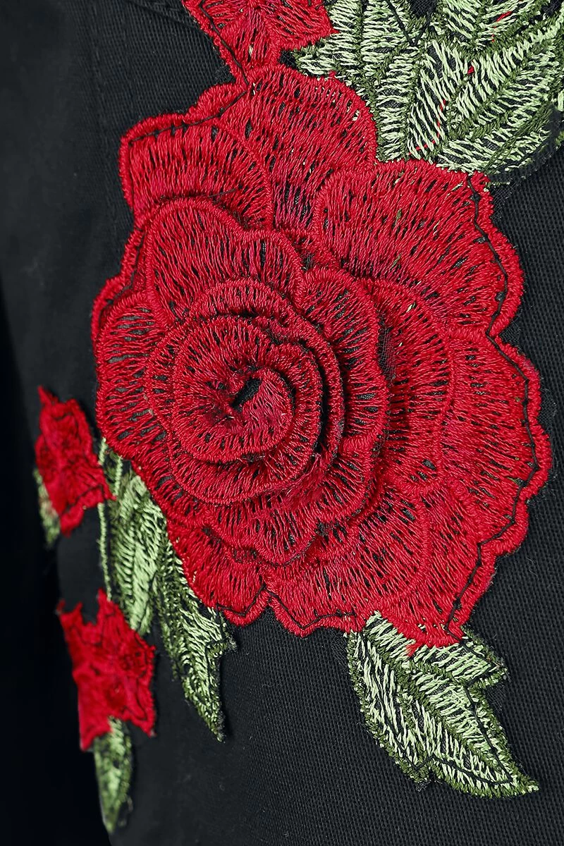 "Rea Jacket" Jeans Jacket Black By Vixxsin 5 "Rea Jacket" Jeans Jacket Black By Vixxsin - Image 5