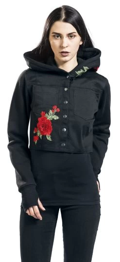 "Rea Jacket" Jeans Jacket Black By Vixxsin 14 "Rea Jacket" Jeans Jacket Black By Vixxsin -Fashion Lady Clothing Shop 395549wa