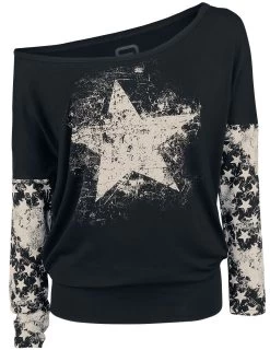 "Fast And Loose" Long-sleeve Shirt Black By RED By EMP