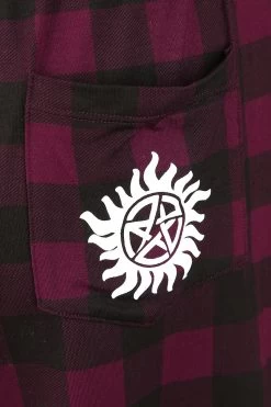 "Carry On" Pyjama Black-red By Supernatural 13 "Carry On" Pyjama Black-red By Supernatural -Fashion Lady Clothing Shop 398135d2