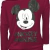 "Twinkle" Long-sleeve Shirt Red By Mickey Mouse