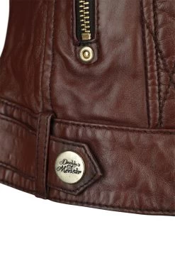 "Harley Quinn - Daddy's Lil' Monster" Leather Jacket Multicolour By Suicide Squad -Fashion Lady Clothing Shop 440851d3