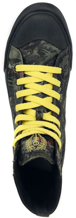 "TOP Canvas Limited Edition" Sneakers High Multicolour By Twenty One Pilots -Fashion Lady Clothing Shop 450080a4