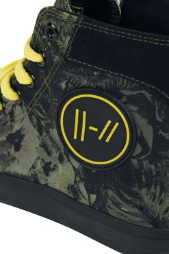 "TOP Canvas Limited Edition" Sneakers High Multicolour By Twenty One Pilots -Fashion Lady Clothing Shop 450080d2
