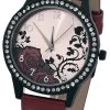 "Roses" Wristwatches Red-black