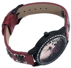 "Roses" Wristwatches Red-black -Fashion Lady Clothing Shop 452351a3