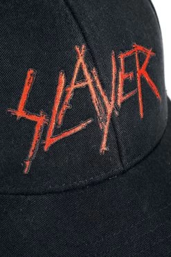 "Logo - Baseball Cap" Cap Black By Slayer -Fashion Lady Clothing Shop 453513d
