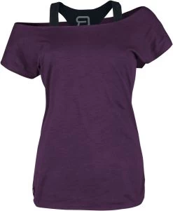 "When The Heart Rules The Mind" T-Shirt Purple By RED By EMP