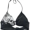 "Mix And Match" Bikini Top Black By Rock Rebel By EMP
