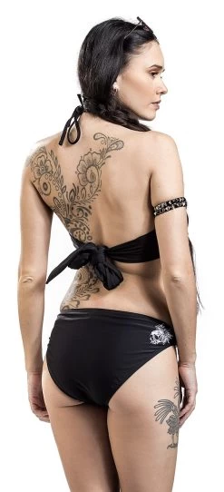 "Mix And Match" Bikini Top Black By Rock Rebel By EMP -Fashion Lady Clothing Shop 454529wb