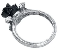 "Token Of Love" Ring Silver-coloured By Alchemy Gothic -Fashion Lady Clothing Shop 456494b