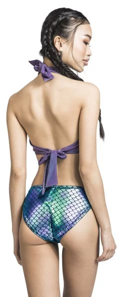 "Shell" Bikini Bottom Lilac-blue By The Little Mermaid -Fashion Lady Clothing Shop 457556wb
