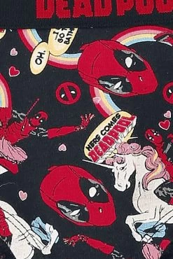 "Unicorn" Underpants Black-red By Deadpool -Fashion Lady Clothing Shop 457597d2