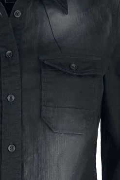 "Hardee Girl Shirt" Longsleeve Black By Brandit 7 "Hardee Girl Shirt" Longsleeve Black By Brandit -Fashion Lady Clothing Shop 463536d