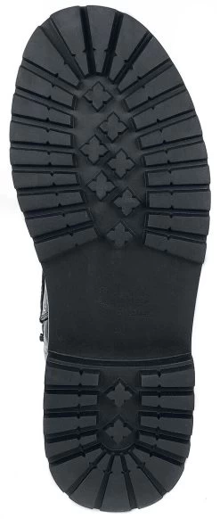 "Black Lace-Up Boots With Floral All-Over Print" Boot Black By Rock Rebel By EMP -Fashion Lady Clothing Shop 464187a5