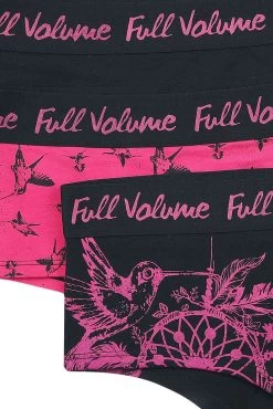 "3-Set Black/Pink Panties In Uni-Colour And With Print" Panty Set Black By Full Volume By EMP 9 "3-Set Black/Pink Panties In Uni-Colour And With Print" Panty Set Black By Full Volume By EMP -Fashion Lady Clothing Shop 464372d