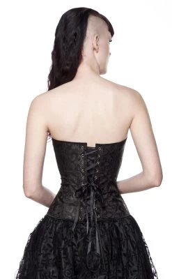 "Brocade Corset" Corsage Black By Ocultica -Fashion Lady Clothing Shop 464533wb
