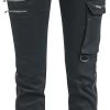 "Skarlett - Black Jeans With Variable Hem" Jeans Black By Black Premium By EMP