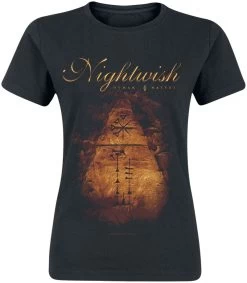 "Human. :||: Nature." T-Shirt Black By Nightwish