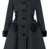 "Scarlett Coat" Coats Black By Hell Bunny