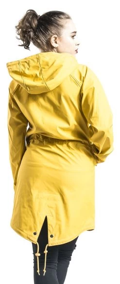 "Travby Fisher" Raincoat Yellow By Derbe Hamburg -Fashion Lady Clothing Shop 468111wb