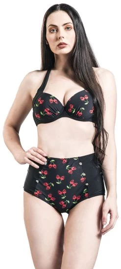 "Black Bikini Top With Rockabilly Print" Bikini Top Black By Rock Rebel By EMP 8 "Black Bikini Top With Rockabilly Print" Bikini Top Black By Rock Rebel By EMP -Fashion Lady Clothing Shop 468732wa
